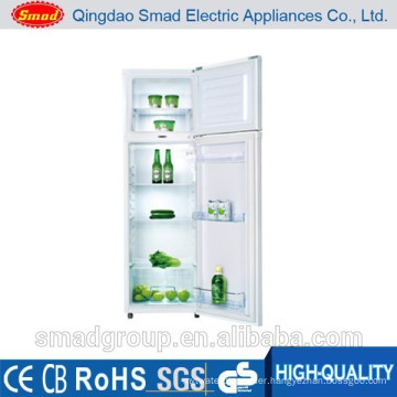 Household use double door big capacity standing bottom fridge refrigerator